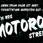 Motorov Font Poster 2