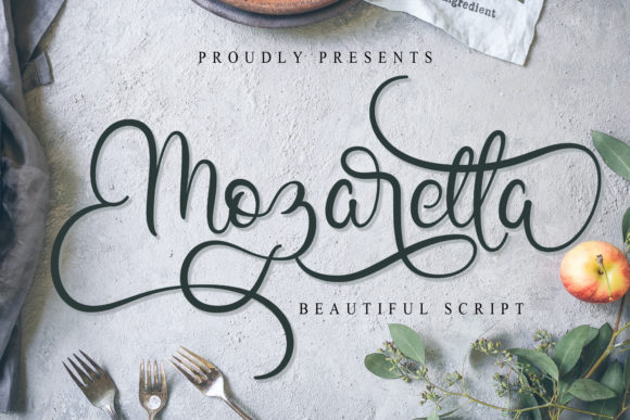 Mozarella Font Poster 1