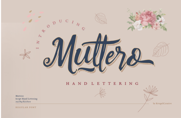 Muttero Font Poster 1