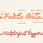 Nellyana Script Font Poster 2