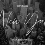 New York Font Poster 1