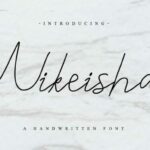 Nikeisha Font Poster 1