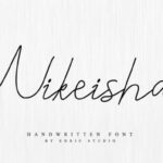 Nikeisha Font Poster 14