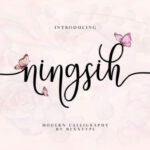 Ningsih Font Poster 1