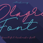 Olagre Font Poster 1