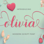 Olivia Font Poster 1