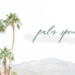 Palm Desert Font Poster 3