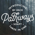 Pathways Font Poster 1