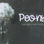 Peony Font Poster 1