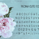 Peony Font Poster 5