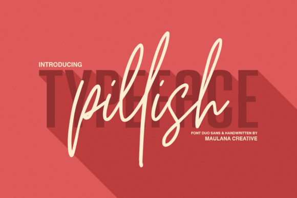 Pillish Duo Font Poster 1