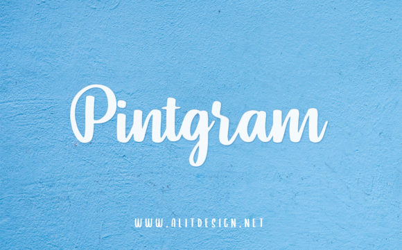 Pintgram Font Poster 1