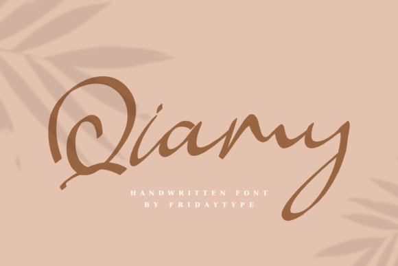 Qiamy Font Poster 1