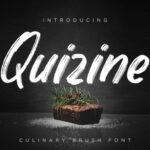 Quizine Font Poster 1