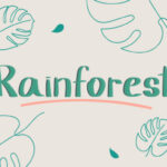 Rainforest Font Poster 1