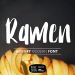 Ramen Font Poster 1