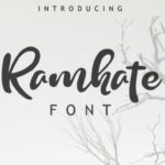 Ramhate Font Poster 1