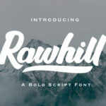 Rawhill Font Poster 1