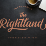 Rightland Font Poster 1