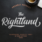 Rightland Font Poster 14