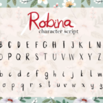 Robina Font Poster 3