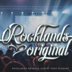 Rocklands Original Font Poster 6