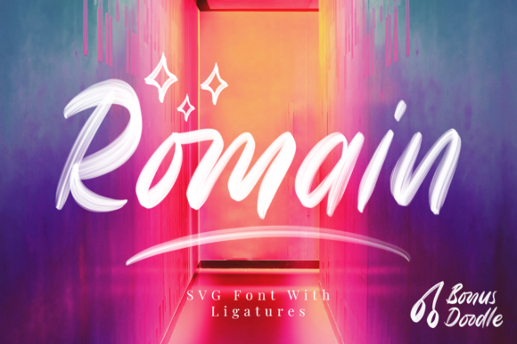 Romain Font Poster 1