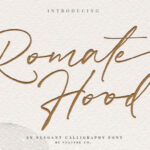 Romate Hood Font Poster 1