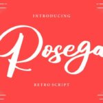 Rosega Font Poster 1