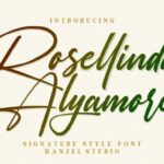 Rosellinda Alyamore Font Poster 1