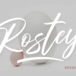 Rostey Font Poster 1