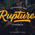 Rupture Duo Font Poster 1