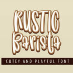 Rustic Barista Font Poster 1