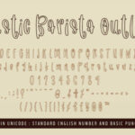 Rustic Barista Font Poster 7