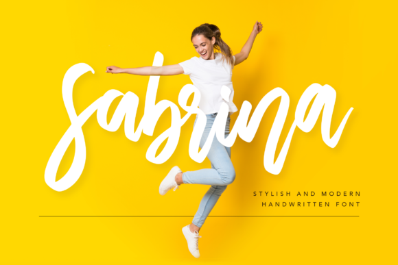 Sabrina Font Poster 1