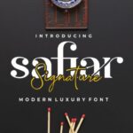 Safiar Font Poster 1