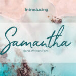 Samantha Font Poster 1