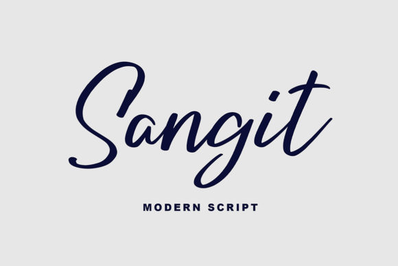 Sangit Font Poster 1