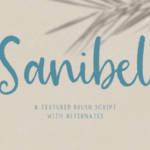 Sanibel Font Poster 1