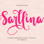 Sarllina Font Poster 1