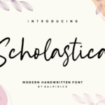 Scholastica Font Poster 1