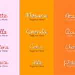 Sellia Font Poster 5