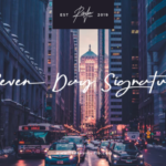 Seven Day Signature Font Poster 1