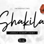 Shakila Font Poster 1