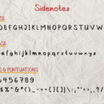 Sidenotez Font Poster 5