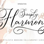 Simply Harmony Font Poster 1