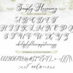 Simply Harmony Font Poster 7