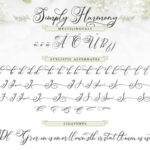 Simply Harmony Font Poster 8