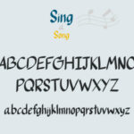 Sing a Song Font Poster 3