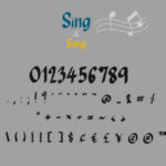 Sing a Song Font Poster 4